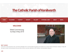 Tablet Screenshot of catholic-kenilworth.org